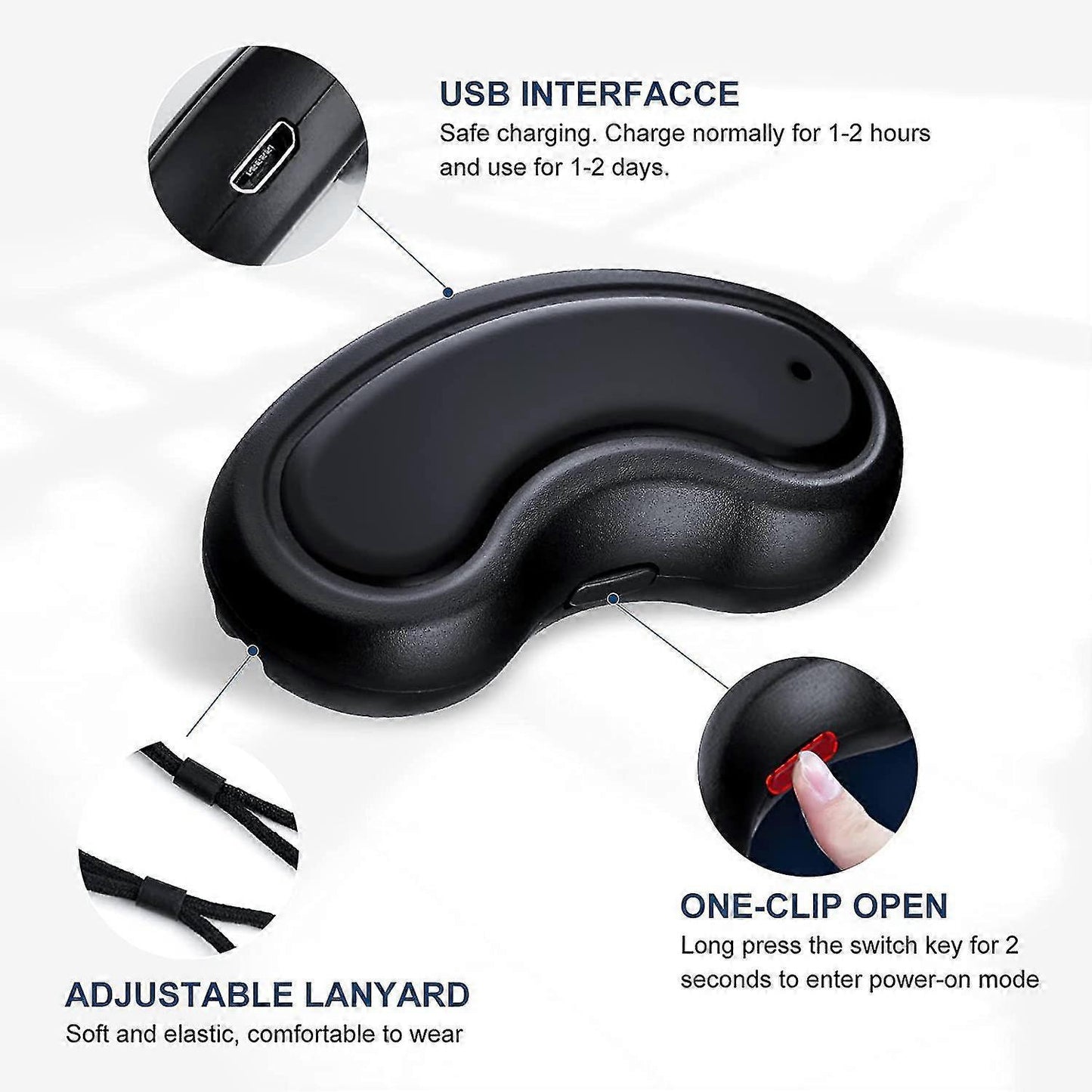 Electric Anti-Snoring Device Sleep Aid V-Face Beauty Device Deep Sleep Solution V1263-JX-179
