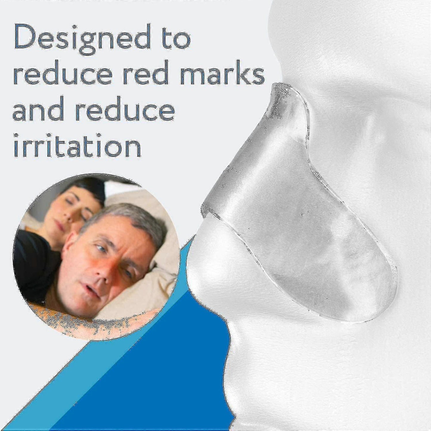 10-Pack Nasal Pads for CPAP Mask Reduces Red Marks and Irritation V1263-JX-180