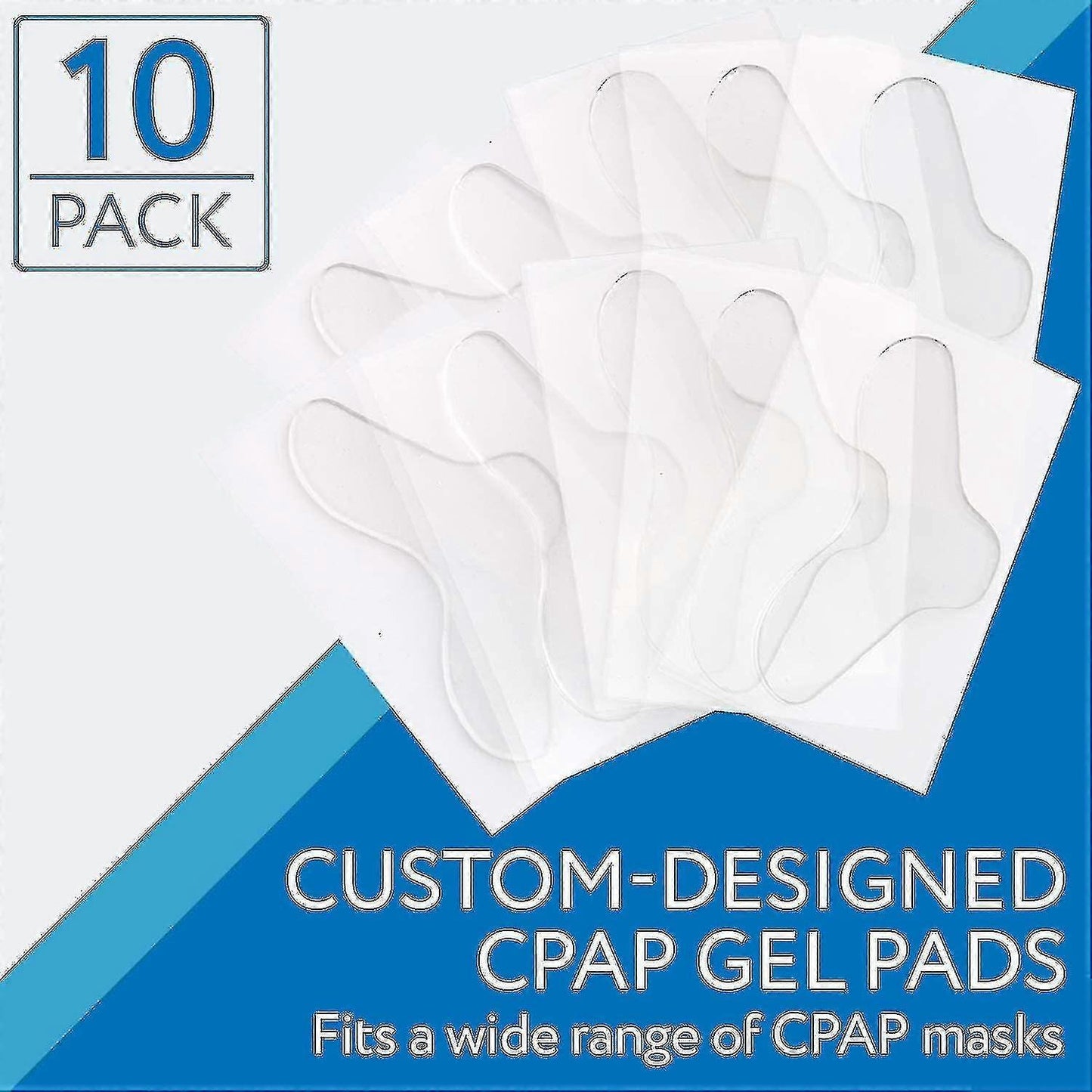 10-Pack Nasal Pads for CPAP Mask Reduces Red Marks and Irritation V1263-JX-180
