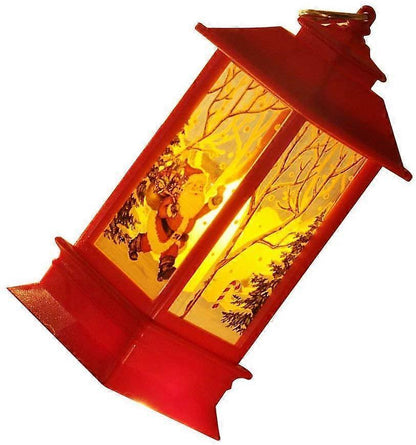 Christmas Candle piece with LED candle decoration small red V1263-JX-1801