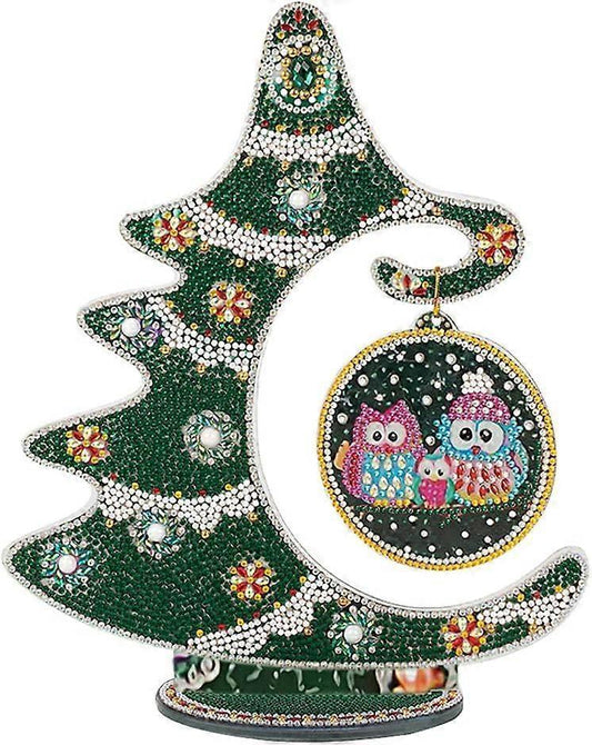 Christmas Decoration Art Christmas Tree Diamond Painting Crystal DIY Christmas Gift Decoration 24 x 30cm V1263-JX-1805