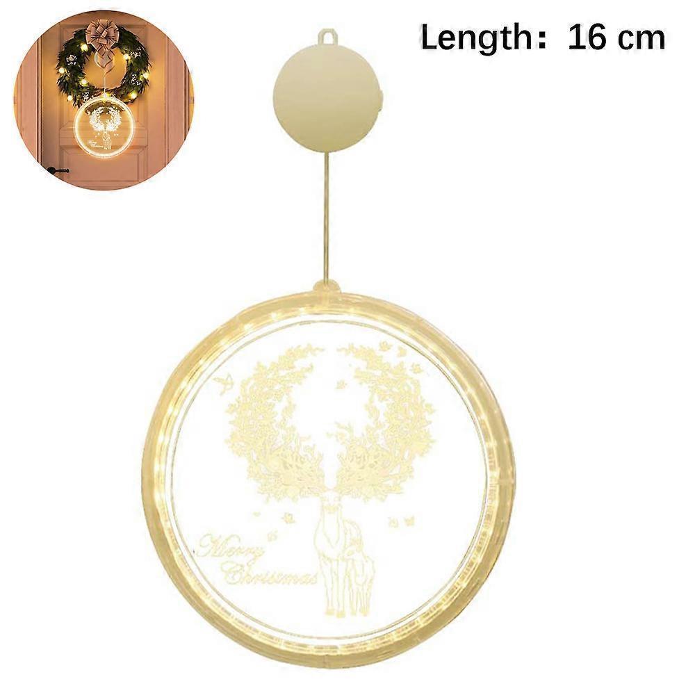 Christmas Decorative String Lights for Window, Acrylic LED Night Lights for Christmas, Birthday Decoration V1263-JX-1807