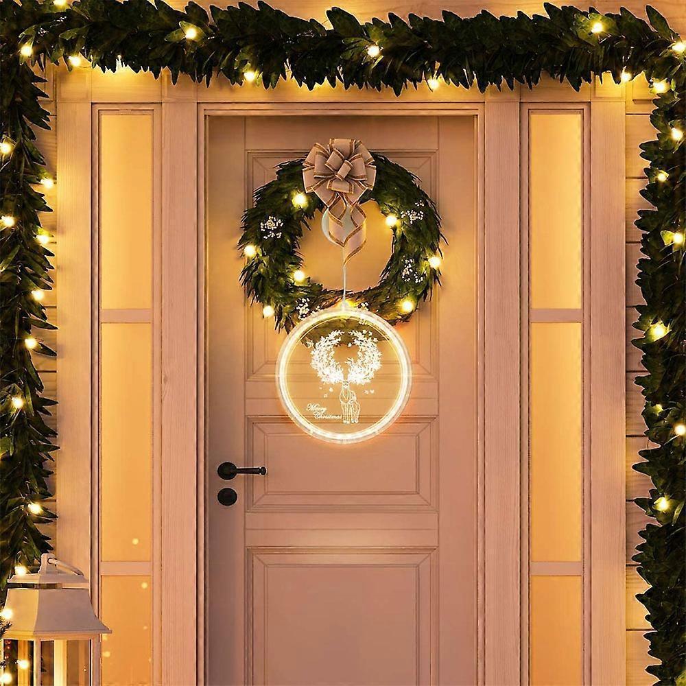 Christmas Decorative String Lights for Window, Acrylic LED Night Lights for Christmas, Birthday Decoration V1263-JX-1807