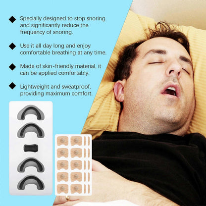 45Pcs Grip Nose Patch Set Reduces Snoring and Nasal Discomfort Sleep Care V1263-JX-181