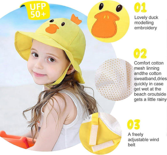 Cotton Animal Babies Bucket babies Sun Hats UPF 50+ Summer Hats Sun Protection for babies Babies babiess V1263-JX-1817