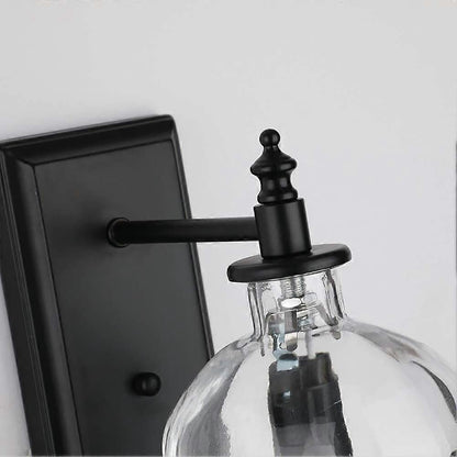 Creative Vintage Industrial Glass Skull Head Wall Sconce Retro Indoor Wall Sconce Lights V1263-JX-1818