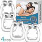 4PCS Silicone Grip Anti-Snore Nose Clips Sleep Aid Tray Guard Night Device V1263-JX-182