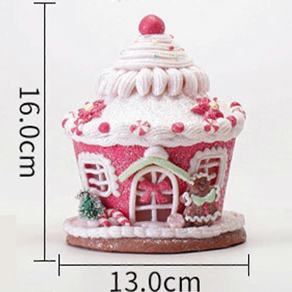 Decorative gingerbread house Christmas decoration for the Christmas tree with a castle candy V1263-JX-1820