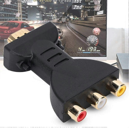 HDMI to RGB audio video converter to RCA component converter 1080P audio and video sync adapter V1263-JX-1827