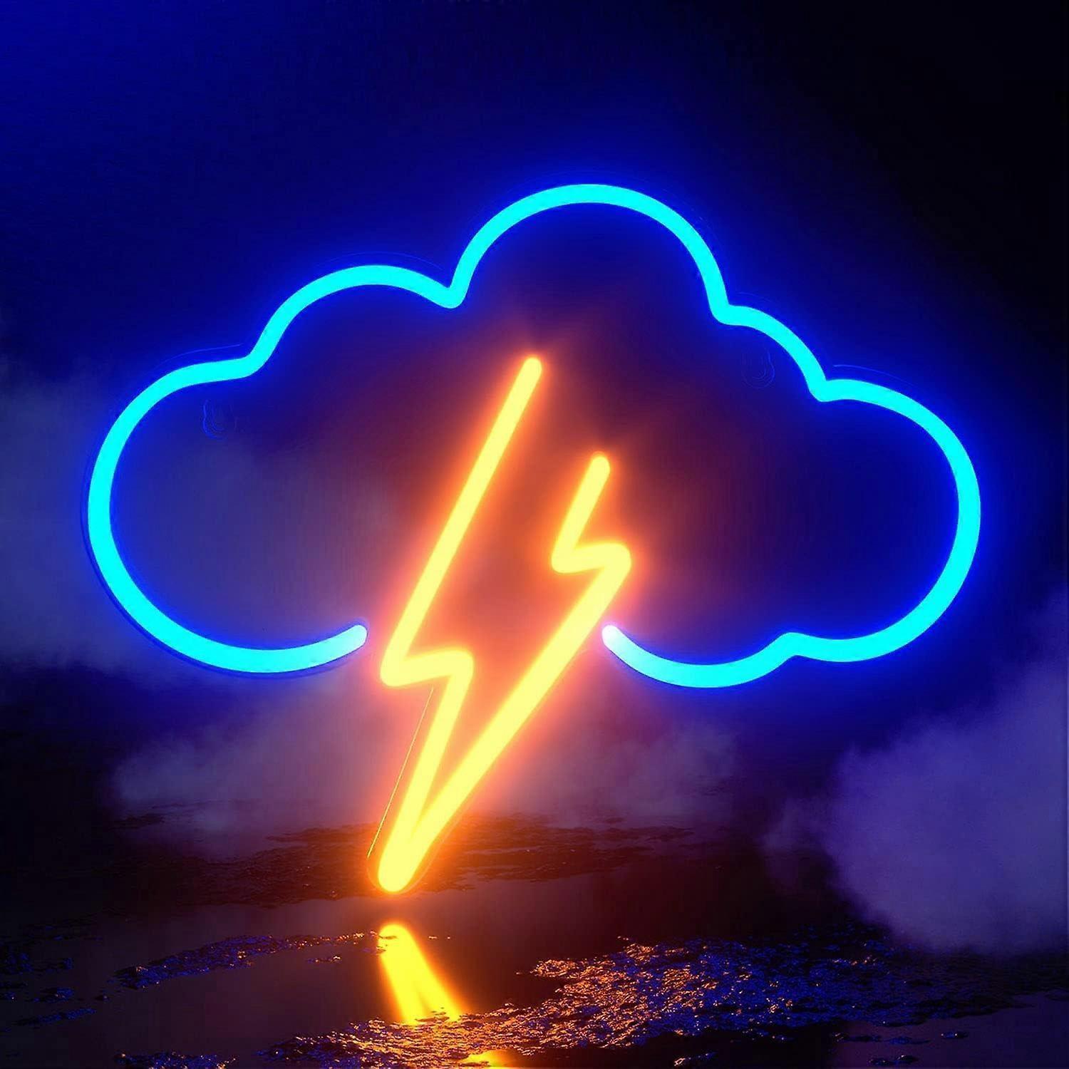 Neon Sign Acrylic Cloud Neon Battery or USB Powered Neon LED Wall Decor Neon Sign for Bedroom V1263-JX-1845