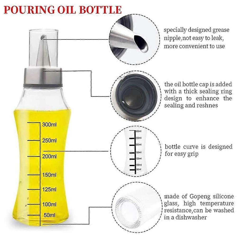 Bottle Of Oil Tortoiseshell Drinker + Silicone Brush V1263-JX-1849