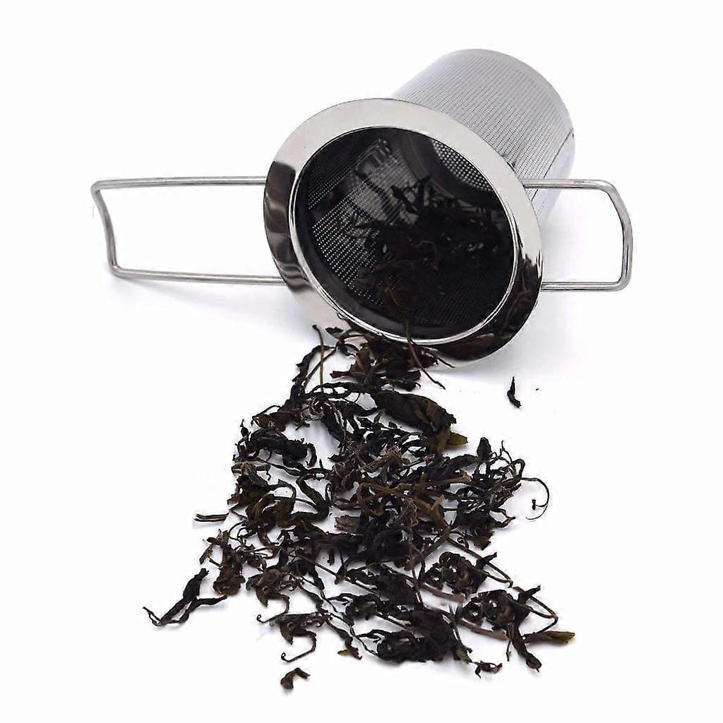 Tea Strainer Tea Filter Made of 304 Stainless Steel with Foldable Handle Design Reusable Extra Fine Mesh V1263-JX-1859