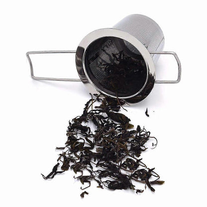 Tea Strainer Tea Filter Made of 304 Stainless Steel with Foldable Handle Design Reusable Extra Fine Mesh V1263-JX-1859