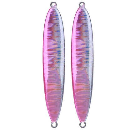 2Pcs Simulation Fish Shape Lure Bait Fishing Tackle Vivid Swimming Posturepink V1263-JX-1872