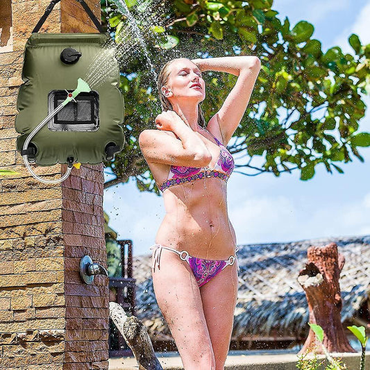 Camping Solar Shower Bag, Solar Shower Bag, Solar Camping Shower, Camping Shower Bag, Foldable Shower Bag, V1263-JX-1879