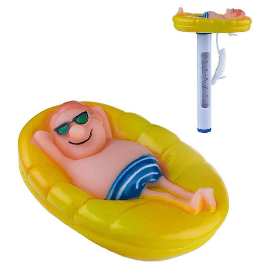 Funny Cartoon Floating Pool Thermometer for Outdoor Indoor Swimming Pools Spa Pond V1263-JX-1884