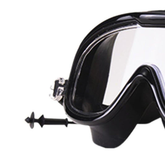 Large Frame High Grade Swim Goggles Waterproof Fogproof HD Swimming Glasses for Men Women Black V1263-JX-1891