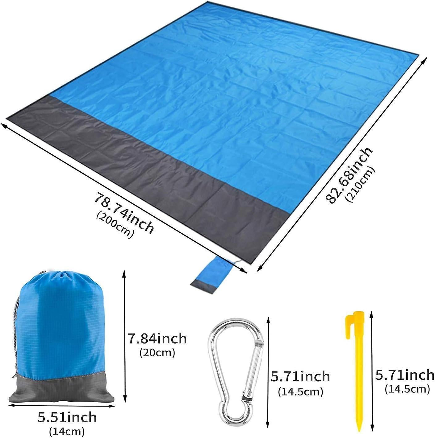 Picnic blanket waterproof picnic beach carpet pattern V1263-JX-1898