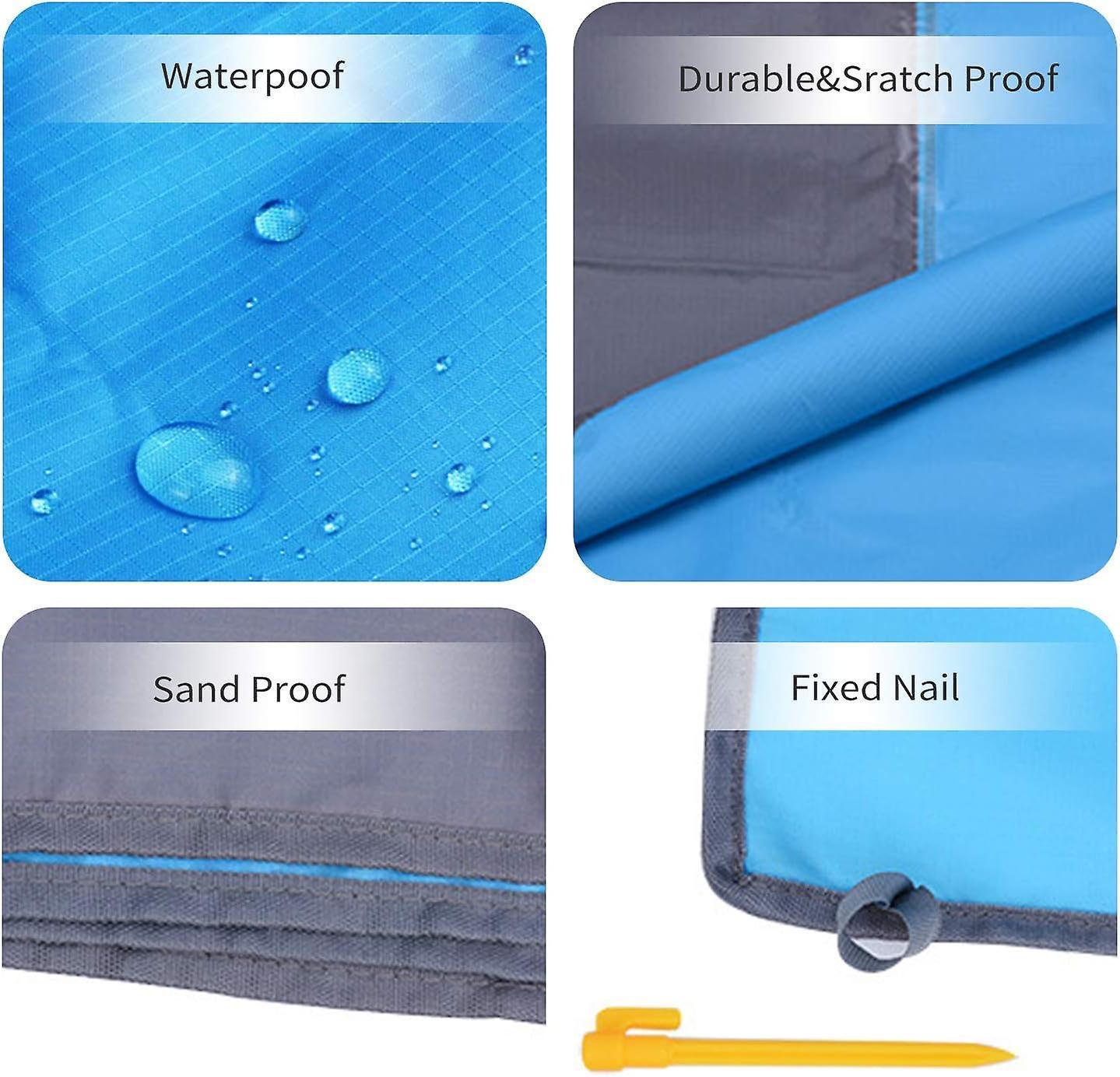 Picnic blanket waterproof picnic beach carpet pattern V1263-JX-1898