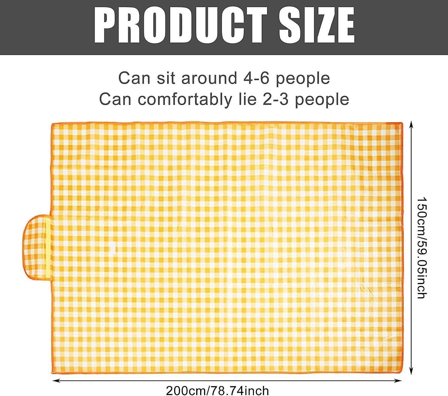 Picnic blanket waterproof picnic beach carpet pattern V1263-JX-1899