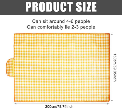 Picnic blanket waterproof picnic beach carpet pattern V1263-JX-1899