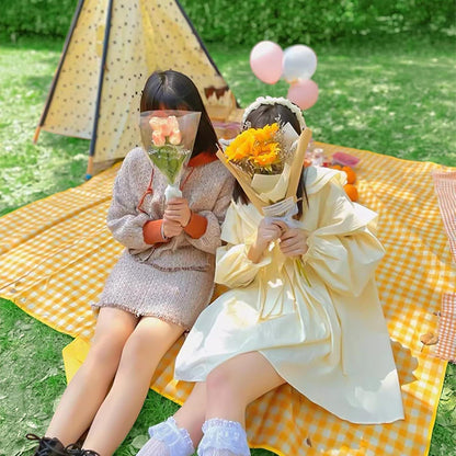 Picnic blanket waterproof picnic beach carpet pattern V1263-JX-1899
