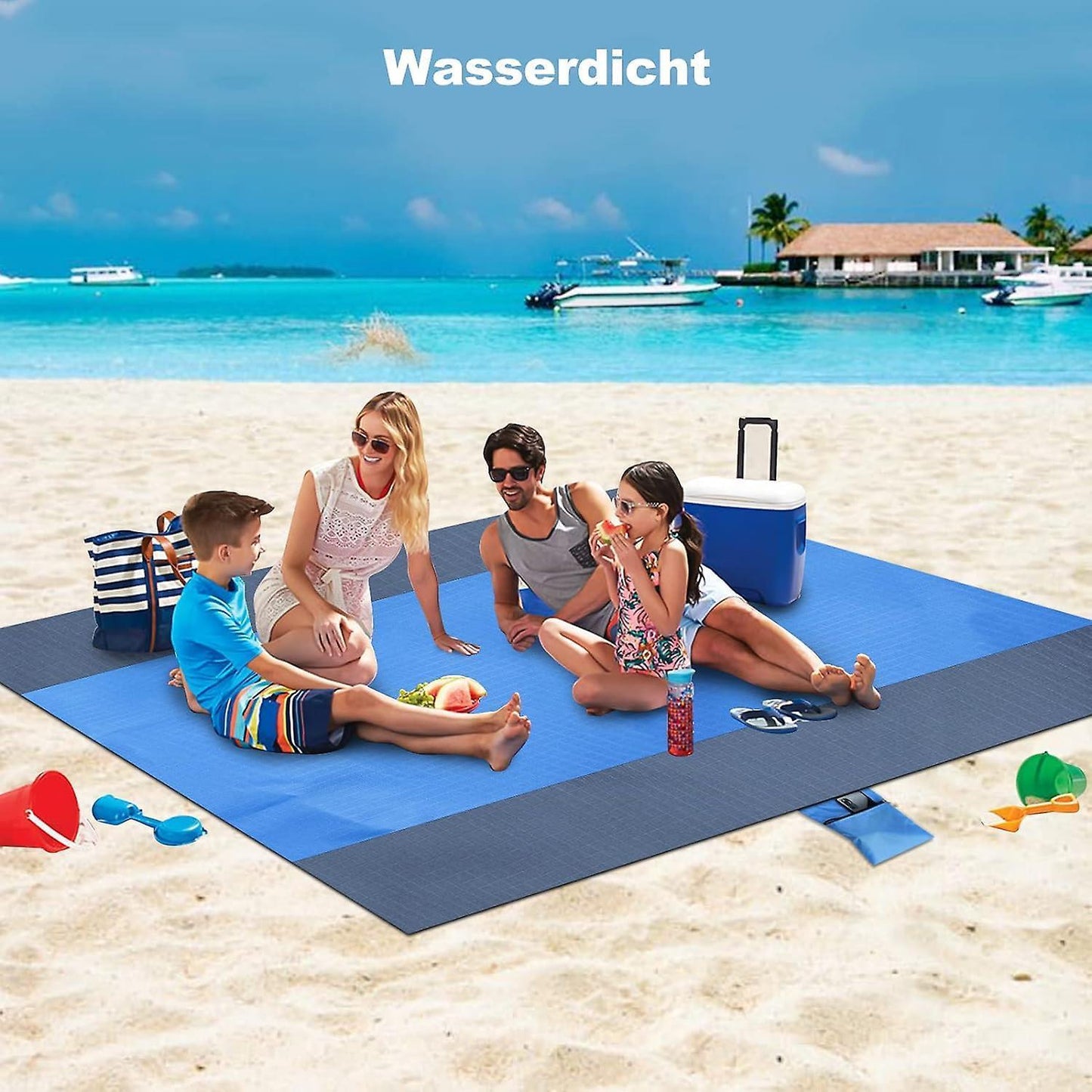 Picnic blanket waterproof picnic beach carpet pattern V1263-JX-1900