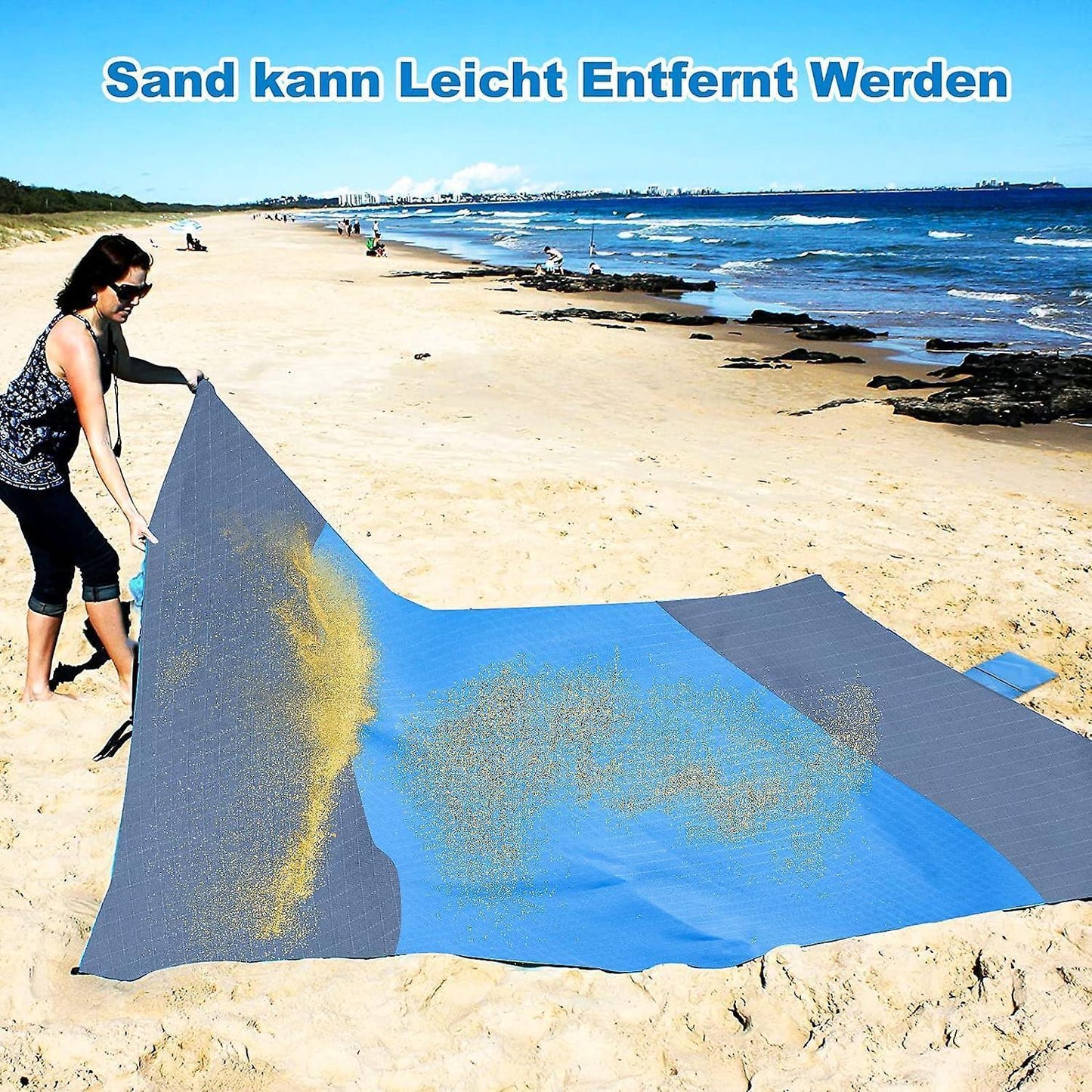 Picnic blanket waterproof picnic beach carpet pattern V1263-JX-1900