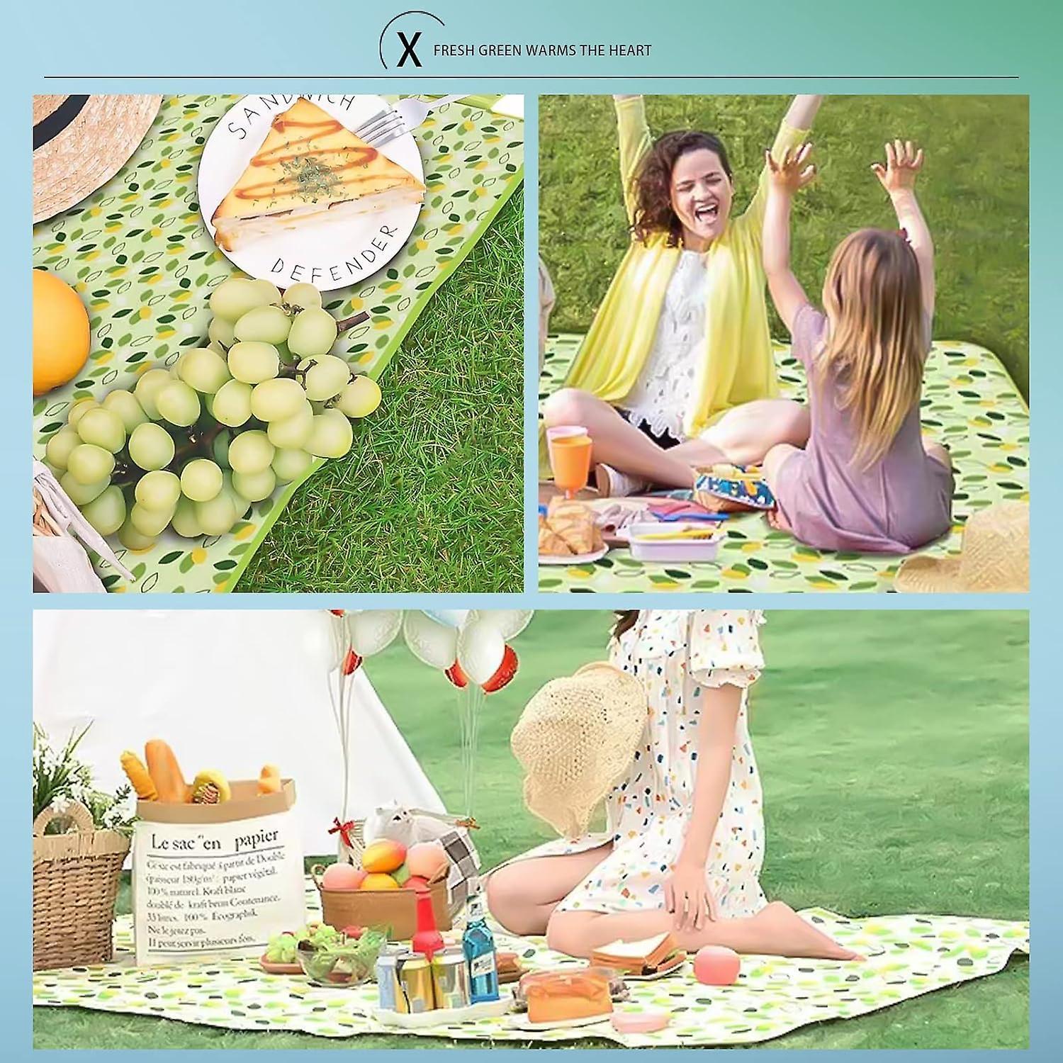Picnic blanket waterproof picnic beach carpet pattern V1263-JX-1901