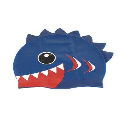 Silicone Swimming Cap Cartoon Pattern Small Fish Cap Swimming Cap Shark Cap V1263-JX-1905