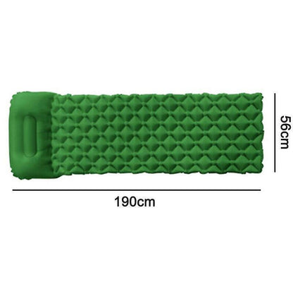 Ultralight Sleeping Pad with Built-in Pillow, Inflatable Camping Mattress for Backpacking, Traveling and V1263-JX-1913