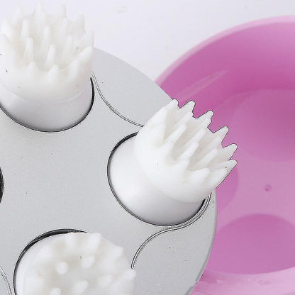 Pet Head Massager, Soft Silicone Brush Head, Gentle Massage, Usb Charging, Electric Pet Massager 1pcs-white V1263-JX-1920