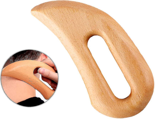 Wooden Lymphatic Drainage Massage Tool, Handheld Gua Sha Scraping Paddle, Anti Cellulite, Used On Whole Body, V1263-JX-1921