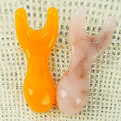 Head Shoulder Neck Gua Sha Scraping Tool Hand Acupoint Massage Stick Health Care V1263-JX-1924