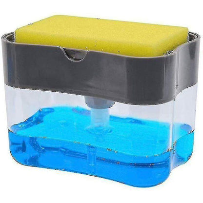 Soap Dispenser Set, Sink Organizer, Pump Soap Dispenser With Sponge Holder, Detergent Dispenser, Kitchen V1263-JX-1927