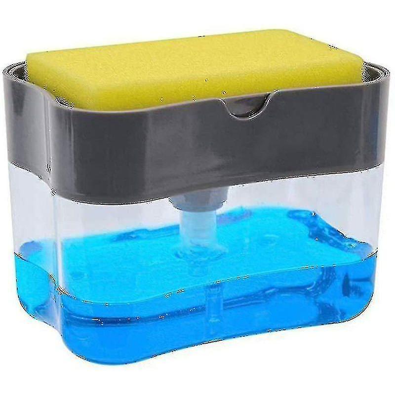 Soap Dispenser Set, Sink Organizer, Pump Soap Dispenser With Sponge Holder, Detergent Dispenser, Kitchen V1263-JX-1927