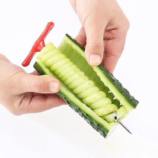 Vegetables Spiral Knife Potato Carrot Cucumber Salad Chopper Easy Spiral Screw Slicer Cutter Kitchen Tools V1263-JX-1928