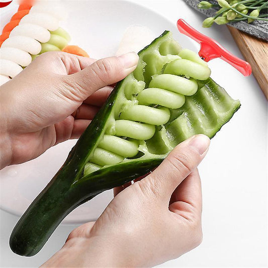 Vegetables Spiral Knife Potato Carrot Cucumber Salad Chopper Easy Spiral Screw Slicer Cutter Kitchen Tools V1263-JX-1928