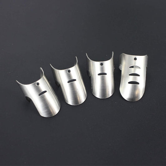 4pcs Kitchen Stainless Steel Finger Nail Protector Hand Cut Guard secure Slice Knife Tool, Kitchen Finger V1263-JX-1931