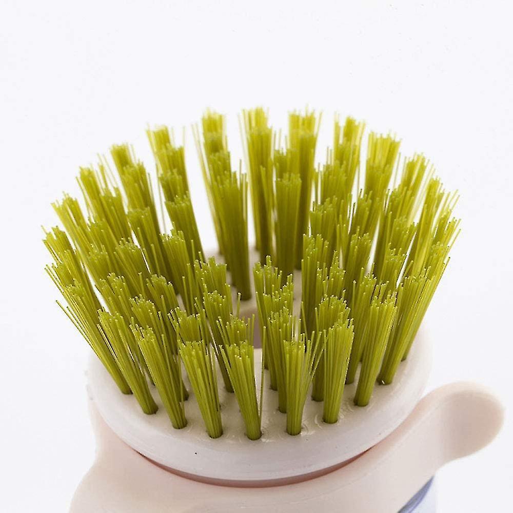 Palm Brush Upgraded,dish Brush Kitchen Soap Dispensing Brush With Storage Stand Dishes Mini Soap Liquid Brush V1263-JX-1940