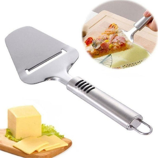 Silver Stainless Steel Cheese Peeler Slicer Cutter Butter Slice Cutting Knife Kitchen Cooking Tools V1263-JX-1948