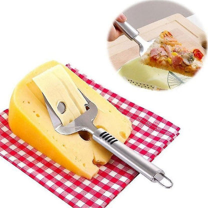 Silver Stainless Steel Cheese Peeler Slicer Cutter Butter Slice Cutting Knife Kitchen Cooking Tools V1263-JX-1948