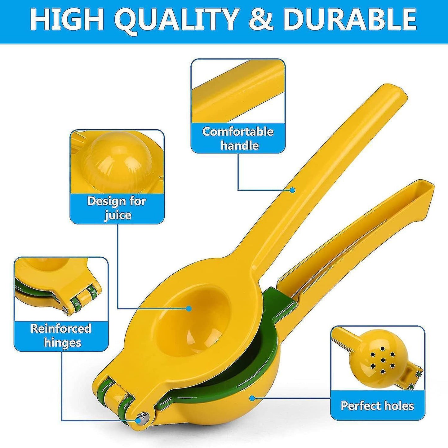 Lemon Squeezer,kitchen Manual Juicer Lemon Squeezer, Easy To Use Hand Press V1263-JX-1949
