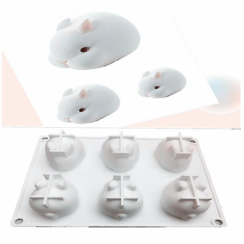 3d Cake Decorating Silicone Molds Rabbit Shape Dessert Cake Mold Baking Silicone Molds Kitchen Tool V1263-JX-1951