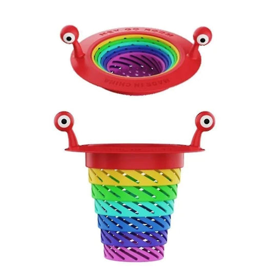 2pcs Colorful Kitchen Sink Strainer Retractable Food Catchers Hollow-out Drain Residue Filter Cocina V1263-JX-1952