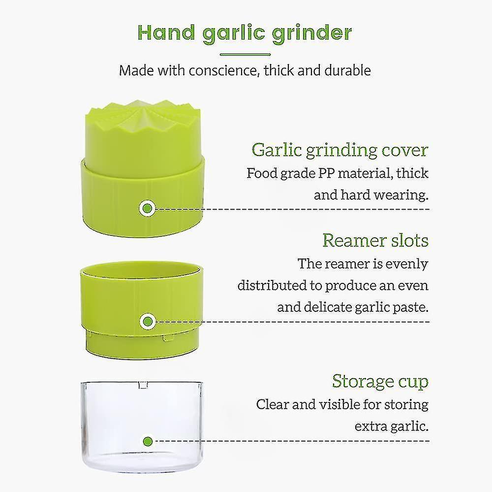 Manual Garlic Crusher, Garlic Twist Crusher Press, Plastic Garlic Press, Crusher Garlic, Practical Kitchen V1263-JX-1953