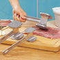 1pcs Stainless Steel Useful Loose Meat Tenderizers Meat Hammer For Steak Knock-sided For Steak Pork Pounders V1263-JX-1960