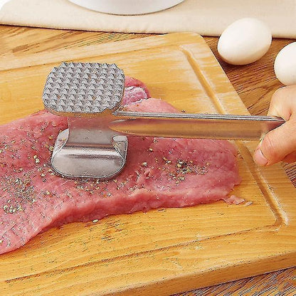 1pcs Stainless Steel Useful Loose Meat Tenderizers Meat Hammer For Steak Knock-sided For Steak Pork Pounders V1263-JX-1960
