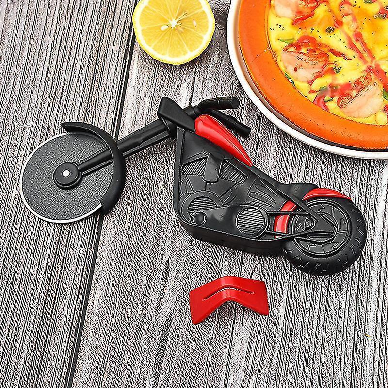 Stainless Steel Pizza Cutter Single Wheel Cut Tools Pizza Chopper Slicer Kitchen Gadget Household Cake Cutter V1263-JX-1965