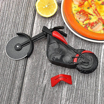 Stainless Steel Pizza Cutter Single Wheel Cut Tools Pizza Chopper Slicer Kitchen Gadget Household Cake Cutter V1263-JX-1965